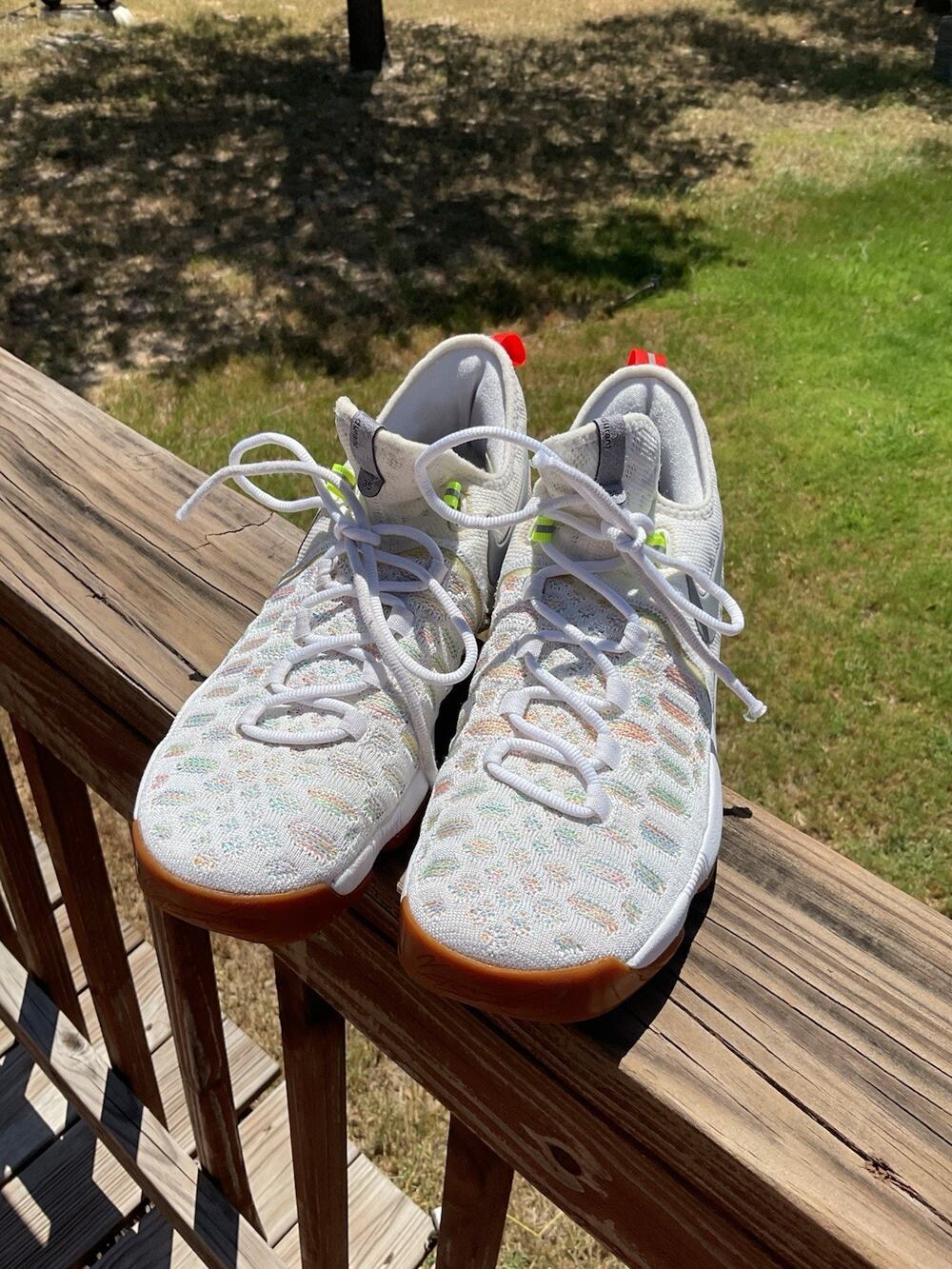 Nike Kevin Durant KD‎ 9 Summer Pack Gum White Shoes Mens Size 11
